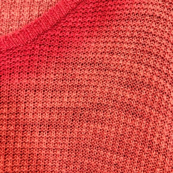 MOTH ANTHROPOLOGIE OMBRÉ WAFFLE KNIT TOP SIZE XS - Picture 3 of 7